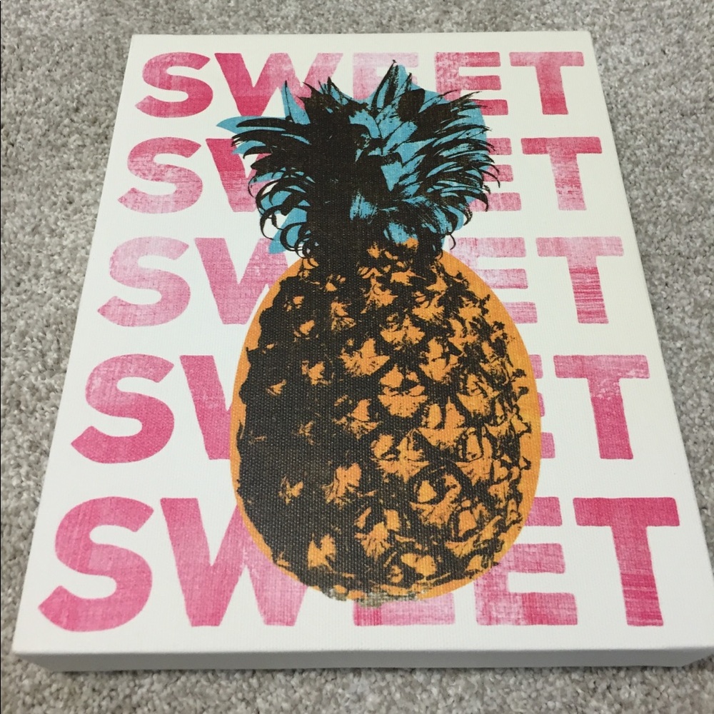 Sweet pineapple canvas